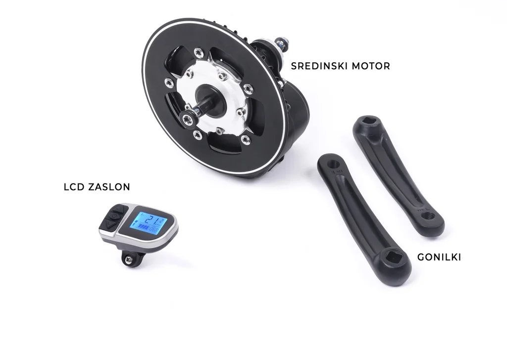 Centralni motor TSDZ2 z VLCD6 36V 250W Coaster