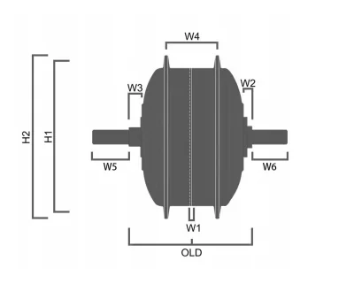 Sprednji motor z obročem disk/ V-brake 28" 
TSD100F 36V 250W