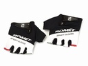 Kolesarske rokavice črno bele ROMET M