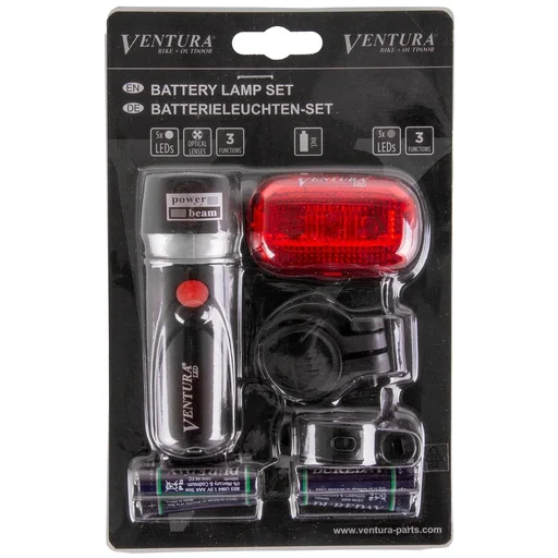 Set luči Ventura led črna