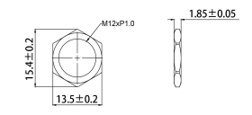 Ženski konektor MDA DC 2.1 3 pin