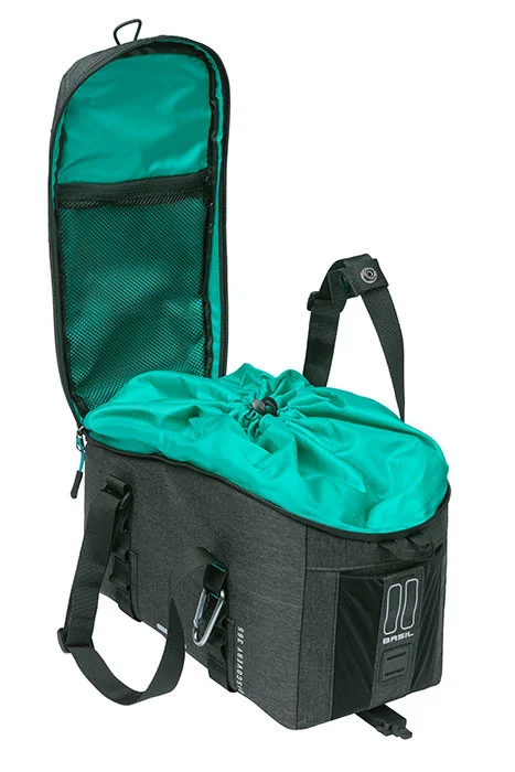 Torba za kolo Basil Discovery 365D, MIK, 9l, črna