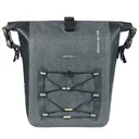 Torba za kolo Basil Navigator Storm M single bag MIK Hooks 12-15L, črna