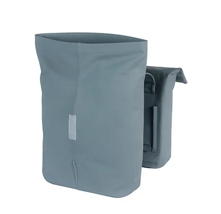 Torba za kolo Basil City - double pannier bag MIK - 28-32 litres – graphite blue
