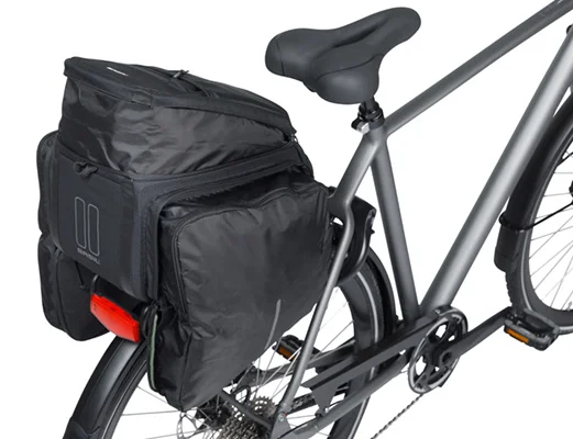 Torba za kolo Basil Move - trunkbag MIK - 10-26 liter - črna