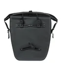 Torba za kolo Basil Rivo L - single bag tarpaulin MIK Hooks - 25–31L - black