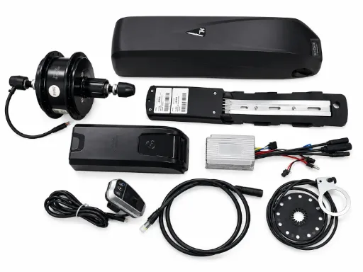 Set za električno nadgradnjo, motor v zadnjem pestu R100 35Nm, krmilnik, senzor, LED ekran, baterija Econo TubeM 522, Polnilec 2A