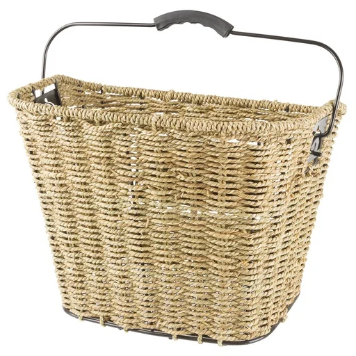 Košara za kolo Ocean, iz morske trave, pletena