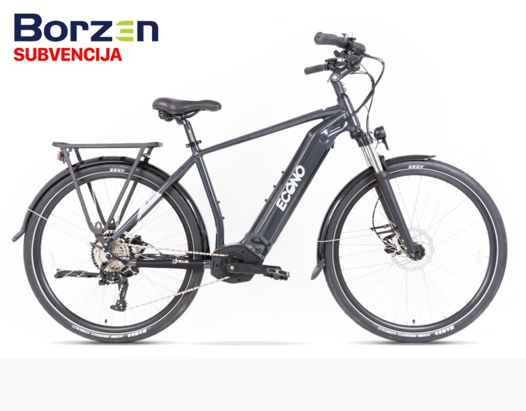 Electric bike ECONO Equus TRK C4 dark grey 2024