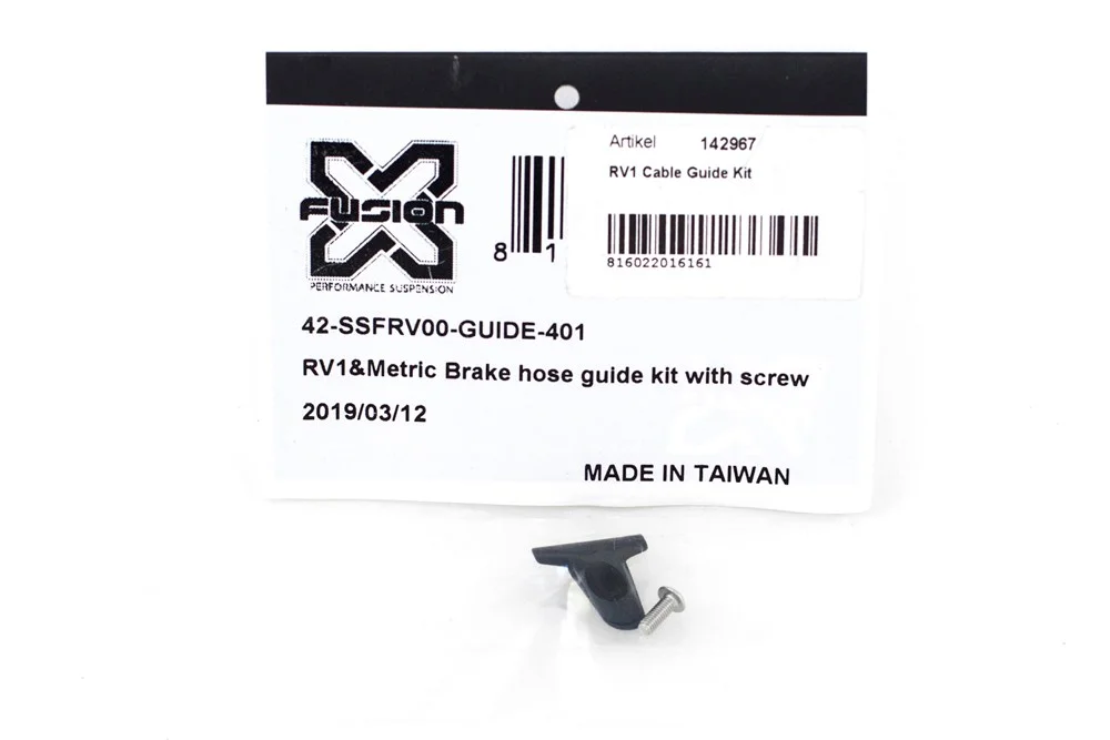 X-Fusion VG38/RV1 38 Brake hose guide kit with screw (42-XFKVG38-GUIDE-501)