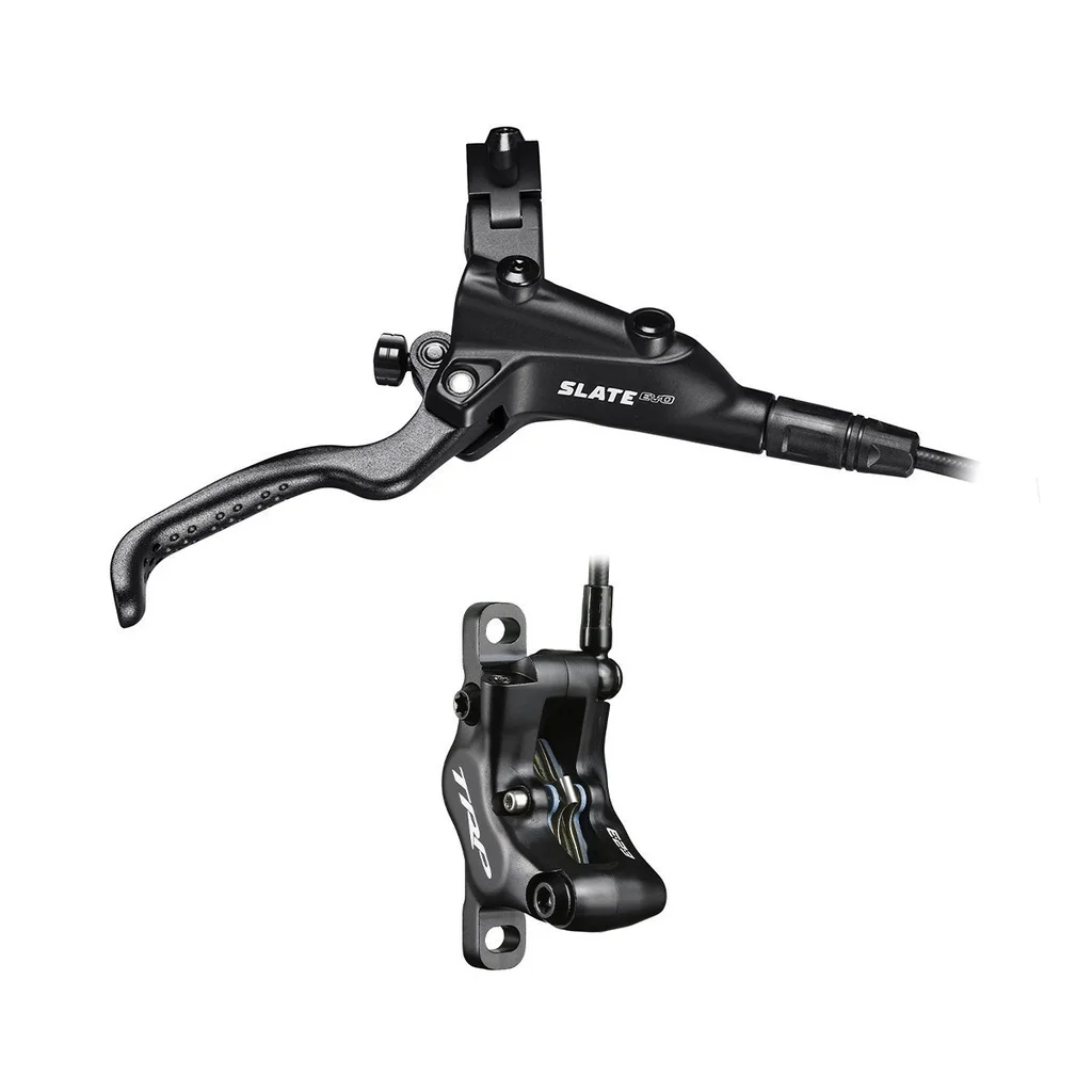 Rear hydraulic disc brake TRP HD-M807 SLATE EVO /  P23 ADAPTER, Resin pad
