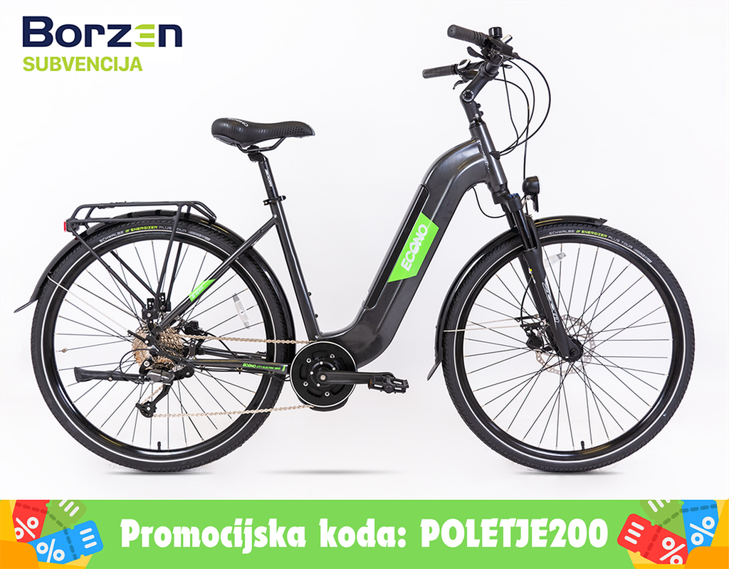 Electric bike ECONO Apes CITY 28'' EEC6 Antracit 2024