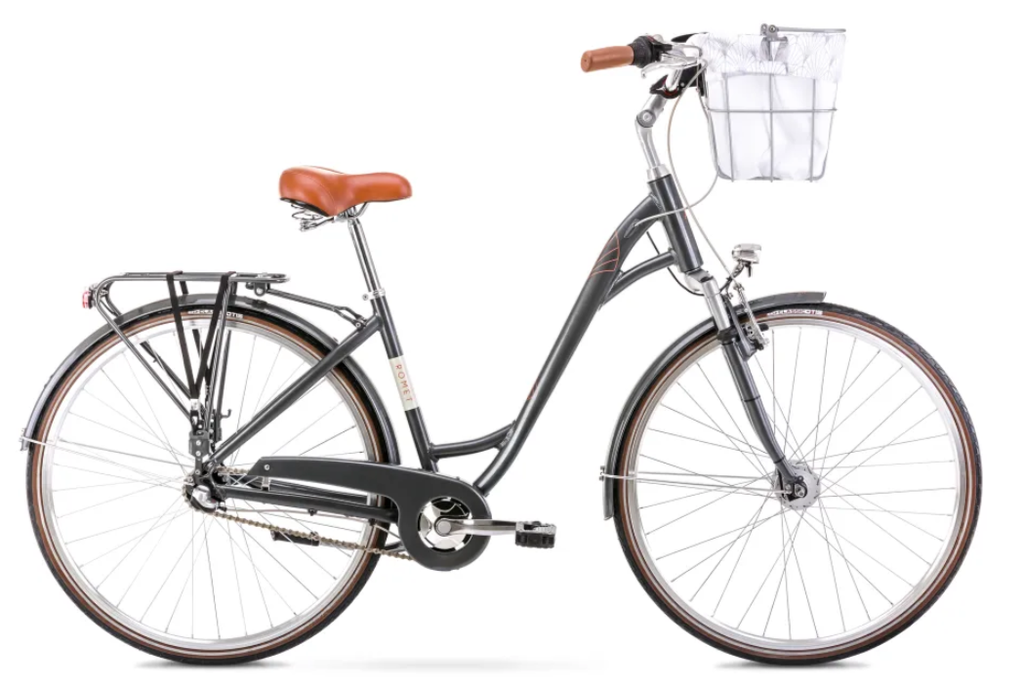 City bike ROMET Art Deco Classic, with basket
