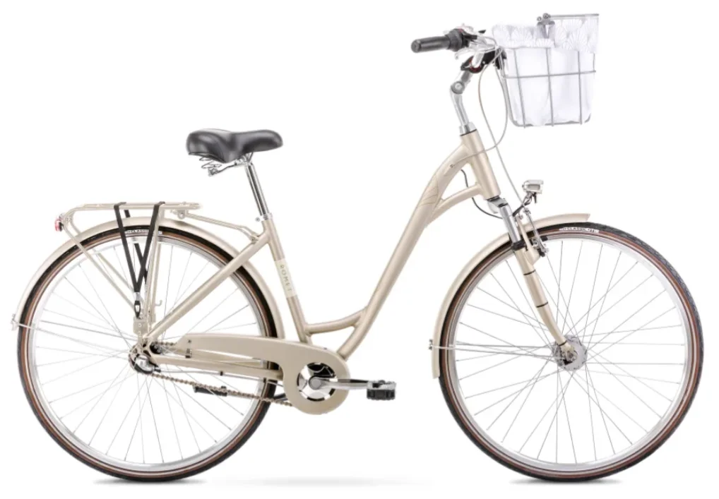 City bike ROMET ART DECO CLASSIC, with basket