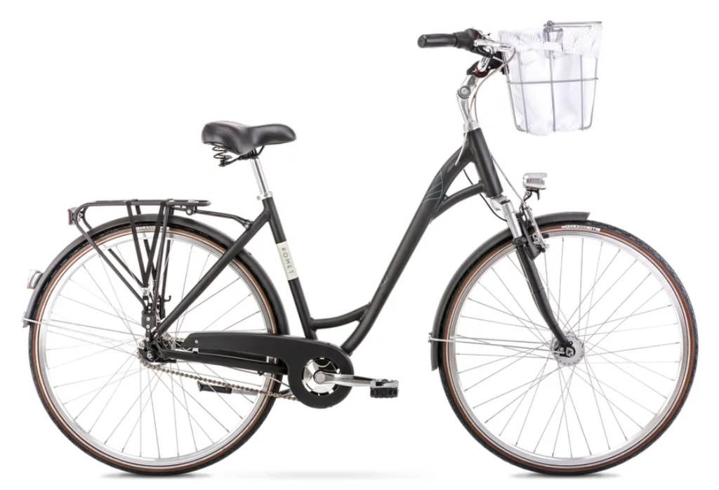 City bike ROMET Art Deco LUX, with basket