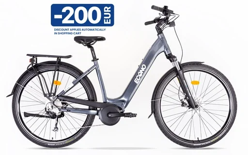 Električno kolo ECONO MARE City EEC4LK antracit 2025 (M, 700Wh (20Ah))