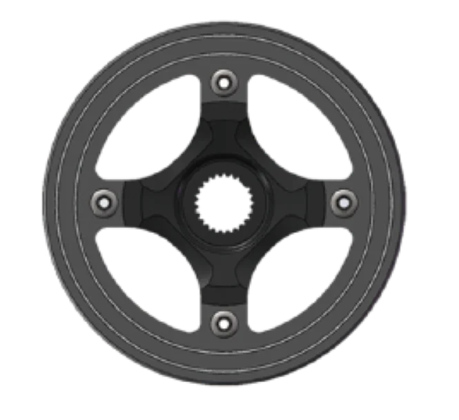 Sprednji verižnik (Chainring) 38T, BAFANG CW PA211.1A, s ščitnikom verige