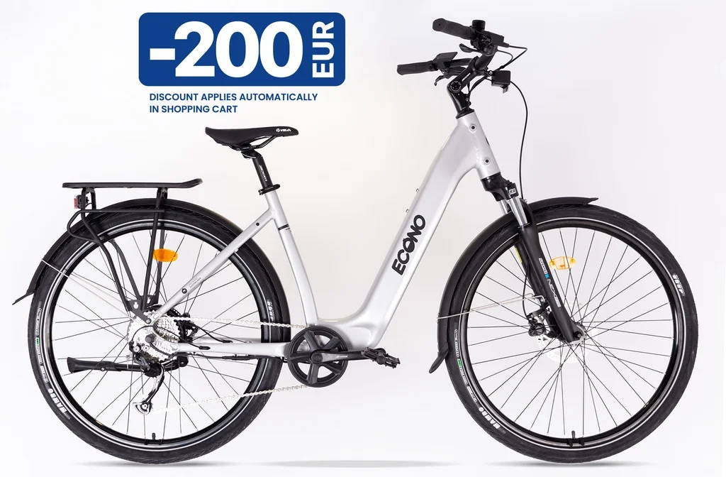 Electric bike ECONO Apes CITY EER5 Aluminium grey 2025