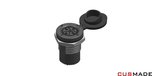 Female connector Cusmade 1104B - 4 pin