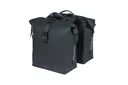 Bike bag Basil SoHo - bicycle double bag Nordlicht - 41l, black