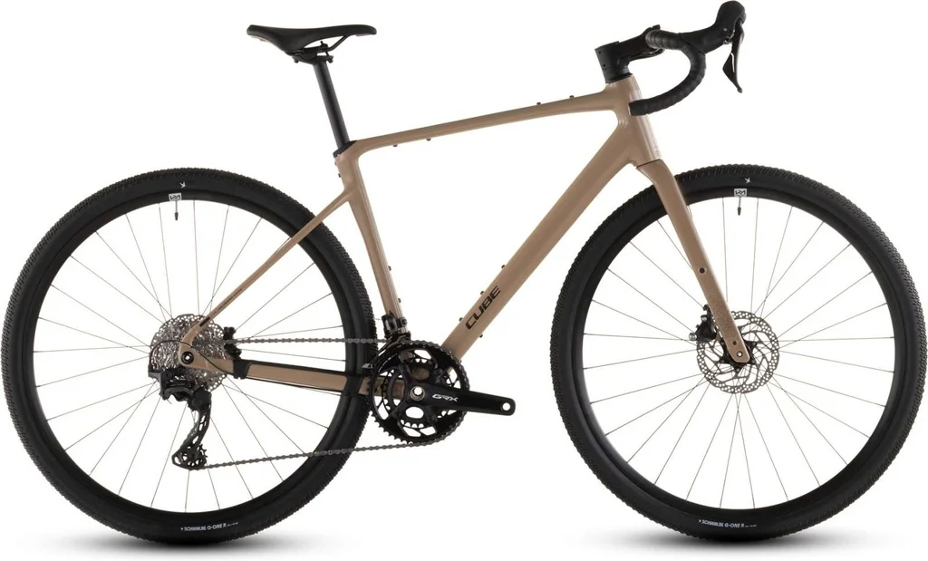 Gravel bike Cube Nuroad Race cappuccino´n´black 2026