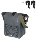 Torba za kolo Basil Navigator Storm M single bag MIK Hooks 12-15L, črna
