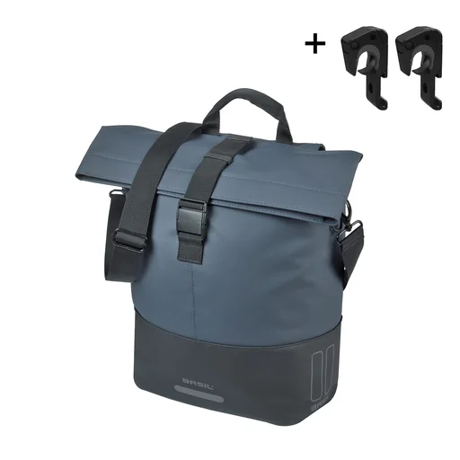 Torba za kolo Basil Cove - shopper MIK Hooks - 14–16L - navy/black