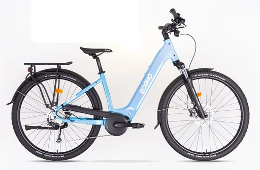 Electric bike ECONO MARE SUV EEC4LK sky blue, size: L, 700Wh_ TESTNO