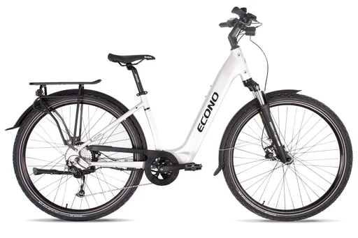 Electric bike ECONO Apes SUV 28 EER5 Aluminium grey, 2026 (S/M, 520Wh (15Ah))