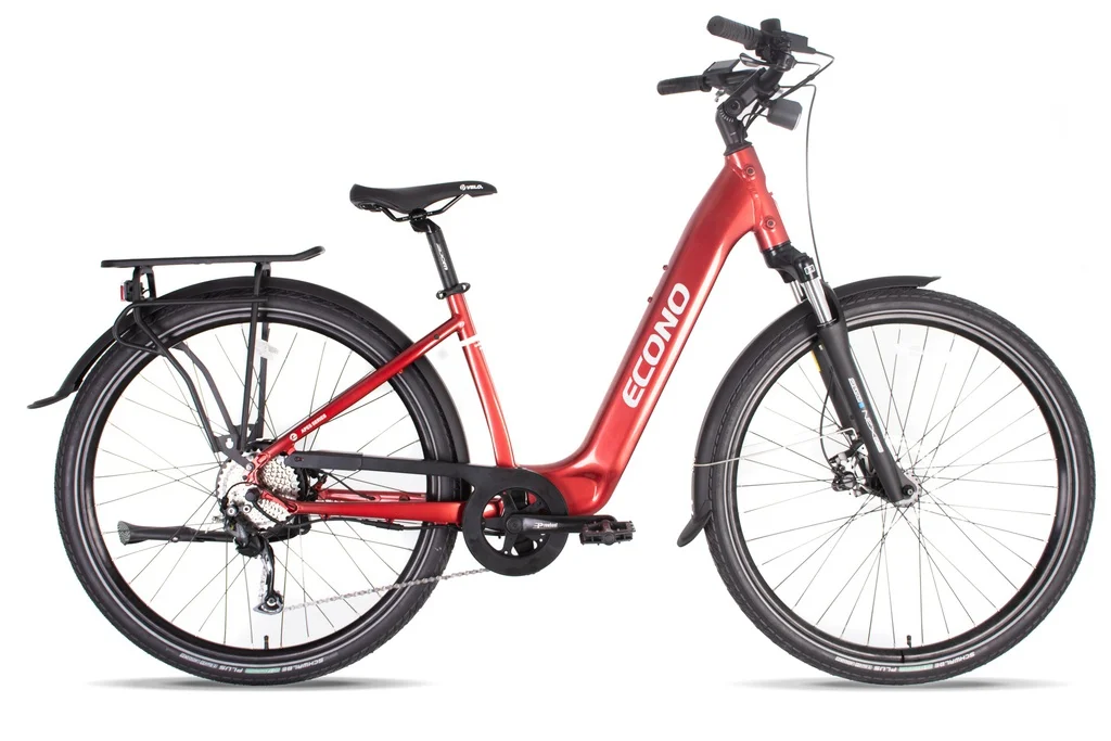 Electric bike ECONO Apes City 28 EER4 Wine red, 2026