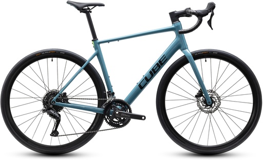 Road bike CUBE Attain Pro Surfblue'n'black 2027 (50 cm)