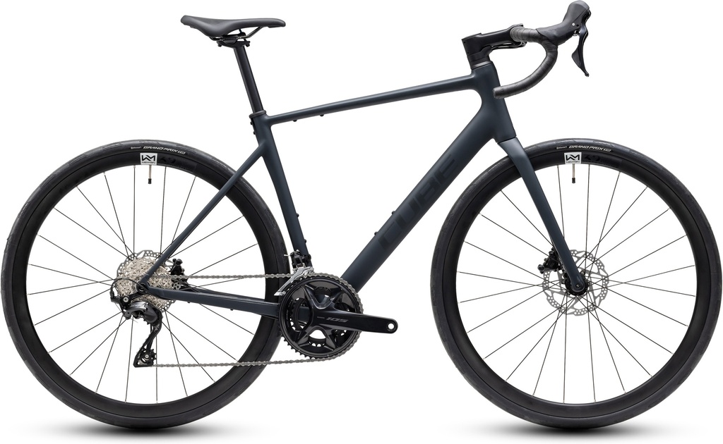 Road bike CUBE Attain SLX black´n´chrome 2027