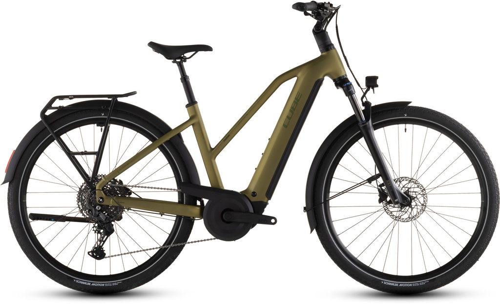 Electric bike CUBE Touring Hybrid Pro 800 goldenlime´n´black Trapeze 2026