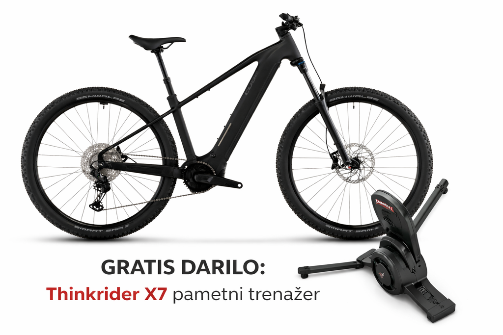 Električno kolo Cube Reaction Hybrid Pro 800 blackline 2026 + THINKRIDER X7