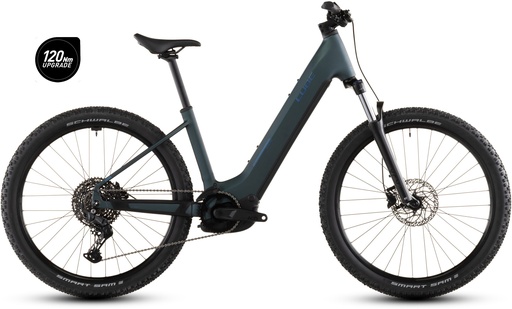 Electric bike Cube Reaction Hybrid ONE 800 royalgreen´n´prism Easy Entry 2026 (M)