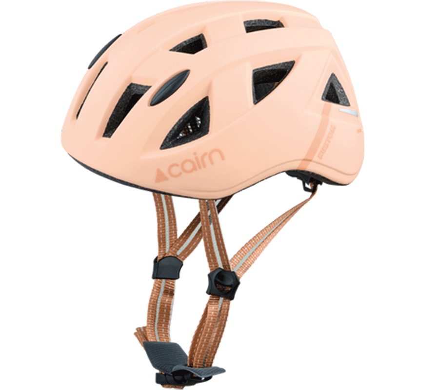 Cycling Helmet CAIRN CUSTOM MAT PEACH, XS 48-52