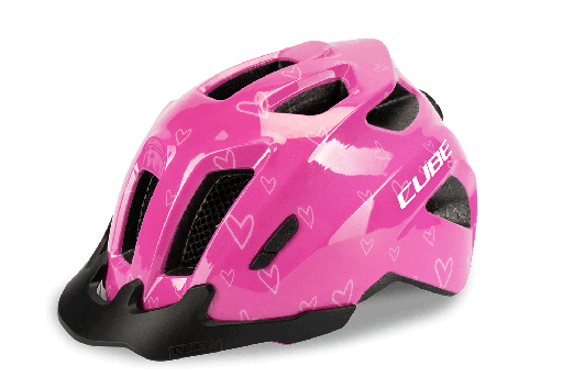 Kolesarska čelada CUBE FINK PINK S, 49-55