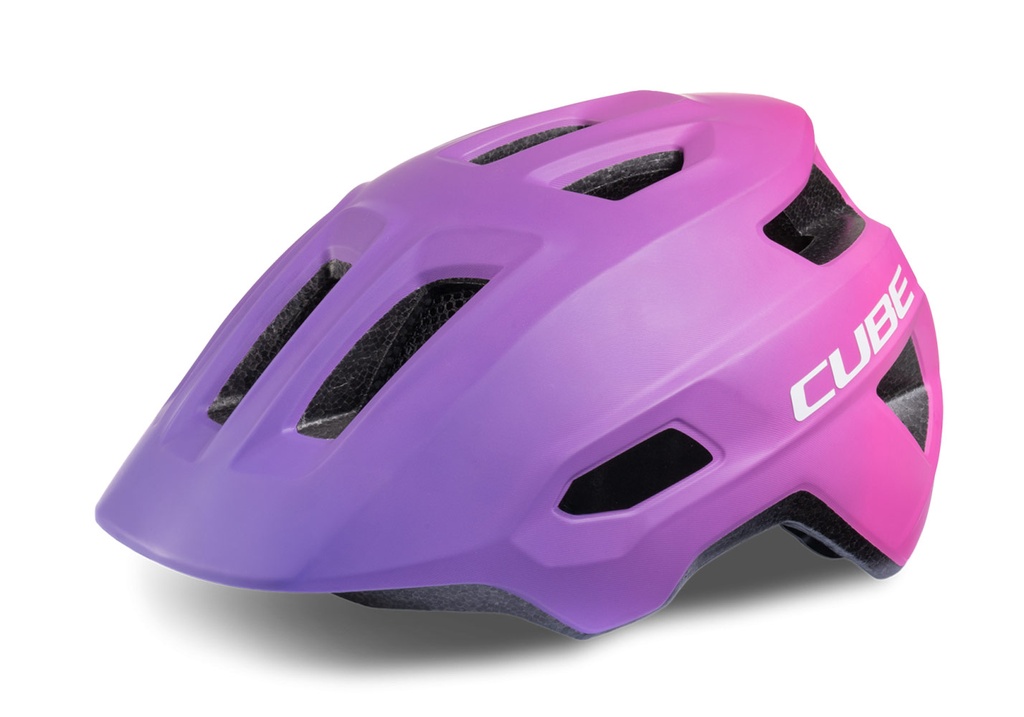 Kolesarska čelada CUBE LINOK FUCSIA XS, 46-51