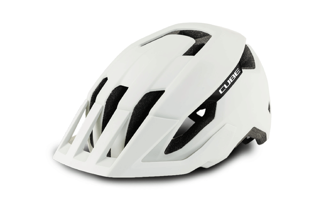 Kolesarska čelada CUBE STRAY WHITE, XS 46-51
