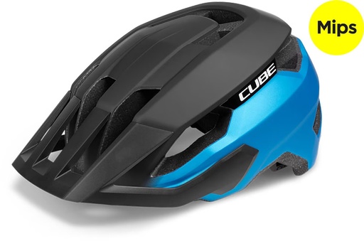 Cycling Helmet CUBE STRAY X ACTIONTEAM TOPAS BLUE, L 57-62