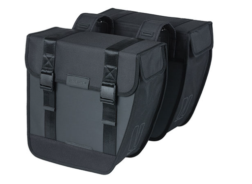 Torba za kolo Basil Tour Waterproof - double pannier bag , MIK, 28l, črna