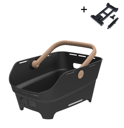 Košara za prtljažnik, Cento Neo MIK - rear bicycle basket - black