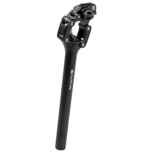 Vzmetena sedežna opora M-WAVE Fourspring Vario parallelogram, 30.9 mm, črna