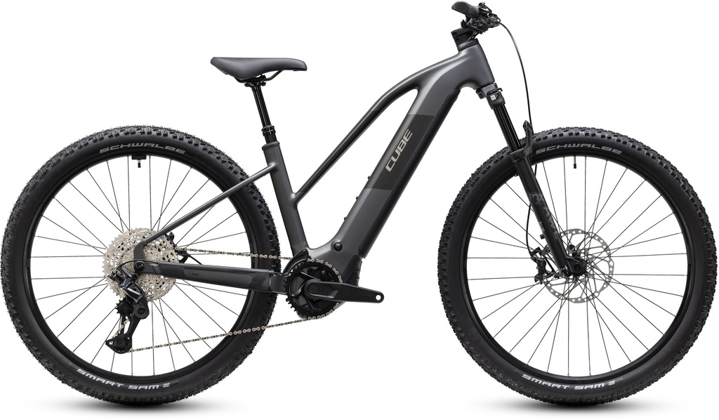 Electric bike Cube Reaction Hybrid Race 800 slabgrey´n´chrome Trapeze  2027