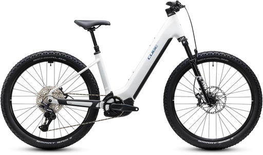 Električno kolo Cube Reaction Hybrid Race 800 snow´n´black Easy Entry 2027 (S)