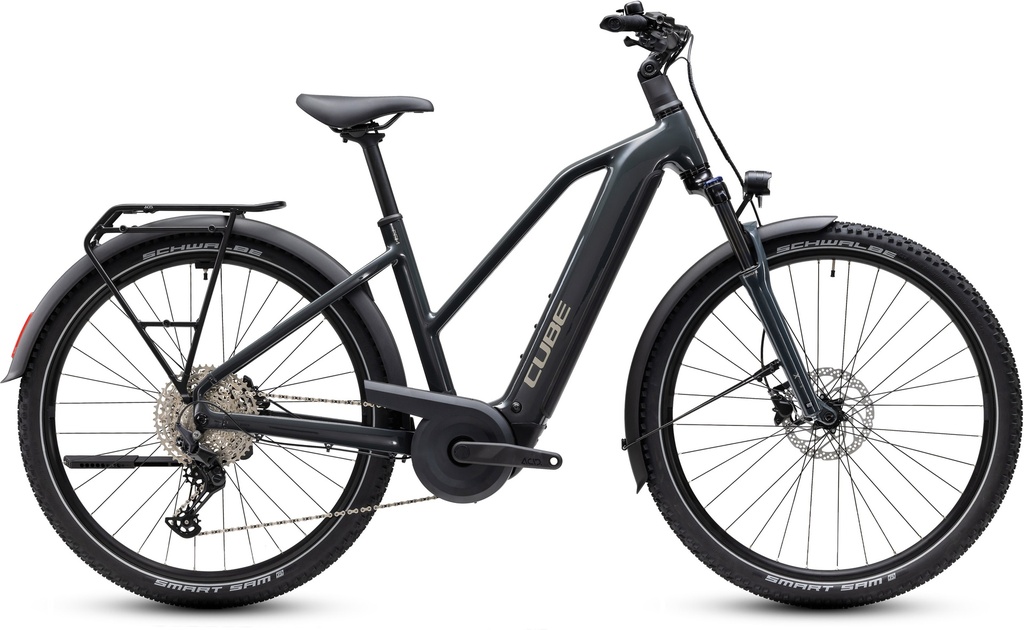 Električno kolo CUBE Nuride Hybrid Performance 720 shadowgrey´n´grey Trapeze 2027