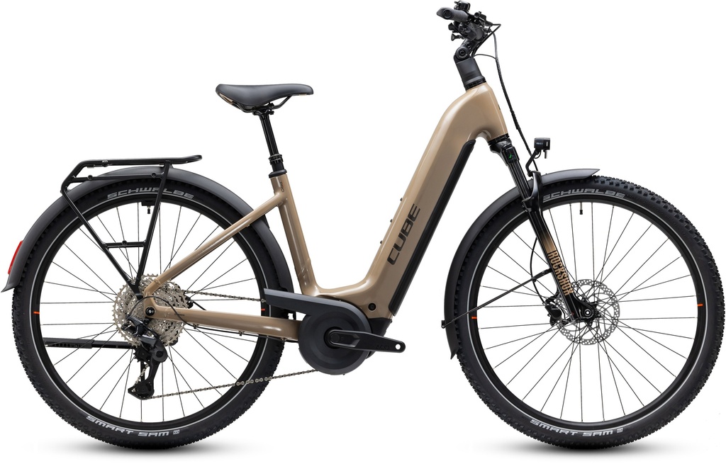 Električno kolo CUBE Nuride Hybrid Pro 800 cappuccino´n´black Easy Entry 2027