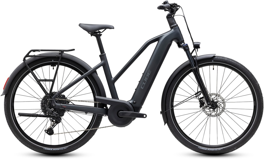 Električno kolo CUBE Touring Hybrid ONE 600 grey´n´coolgrey Trapeze 2027