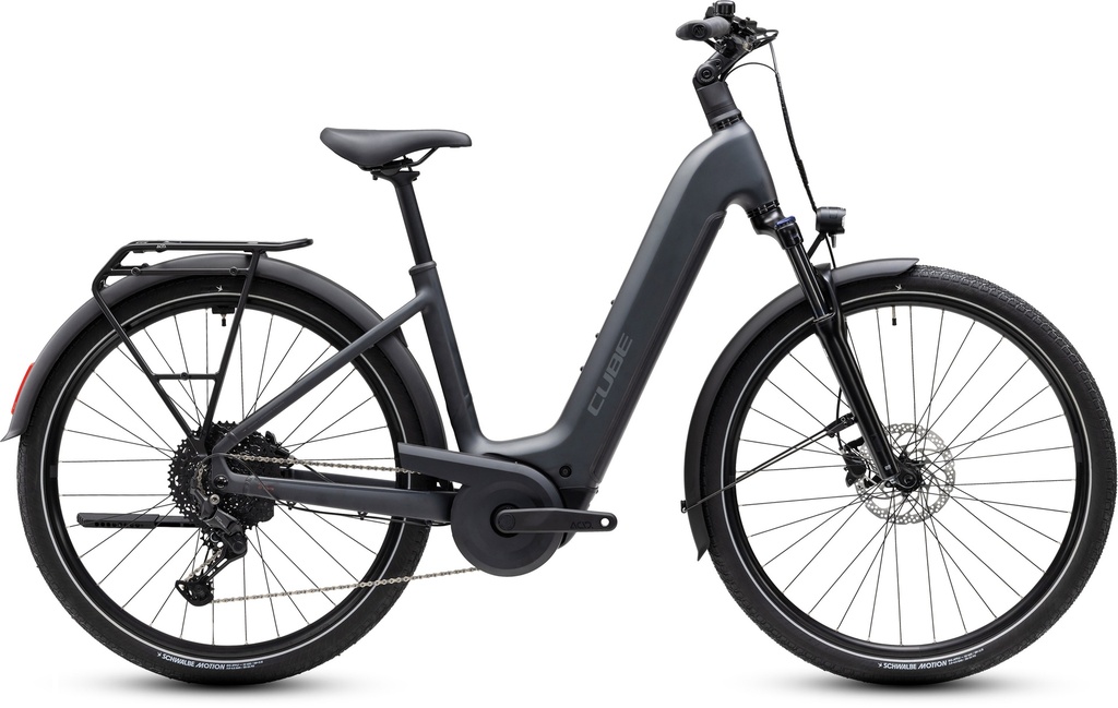 Električno kolo CUBE Touring Hybrid ONE 600 grey´n´coolgrey Easy Entry 2027
