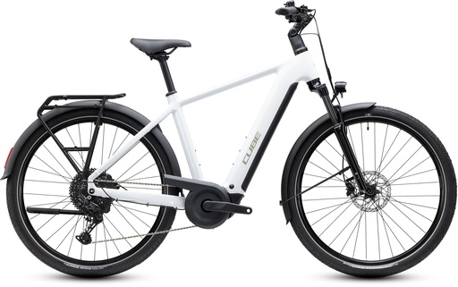 Electric bike CUBE Touring Hybrid ONE 600 metallicwhite´n´chrome 2027 (50 cm)